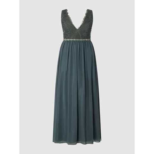 Sukienka wieczorowa PLUS SIZE z tiulu i szyfonu ze sklepu Peek&Cloppenburg  w kategorii Sukienki - zdjęcie 168327332