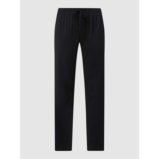 Luźne spodnie z bawełny merceryzowanej model ‘Cotton Deluxe’ ze sklepu Peek&Cloppenburg  w kategorii Spodnie damskie - zdjęcie 168327353
