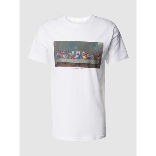T-shirt z okrągłym dekoltem model ‘Can´t Hang With U’ ze sklepu Peek&Cloppenburg  w kategorii T-shirty męskie - zdjęcie 168328140
