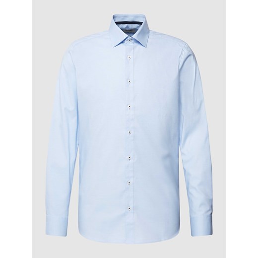 Koszula biznesowa o kroju slim fit z jednolitą fakturą ze sklepu Peek&Cloppenburg  w kategorii Koszule męskie - zdjęcie 168328153