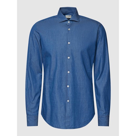 Koszula biznesowa o kroju regular fit z jednolitą fakturą ze sklepu Peek&Cloppenburg  w kategorii Koszule męskie - zdjęcie 168328321