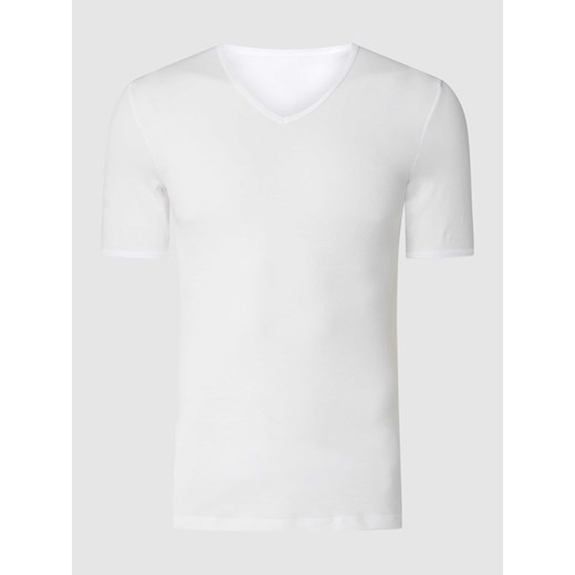T-shirt z dekoltem w serek ze sklepu Peek&Cloppenburg  w kategorii T-shirty męskie - zdjęcie 168328363