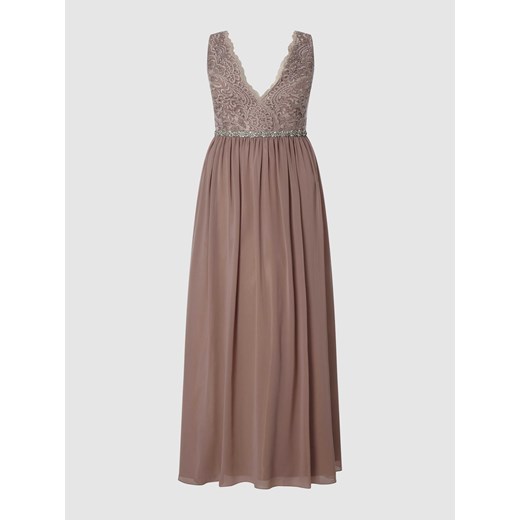 Sukienka wieczorowa PLUS SIZE z tiulu i szyfonu ze sklepu Peek&Cloppenburg  w kategorii Sukienki - zdjęcie 168328572