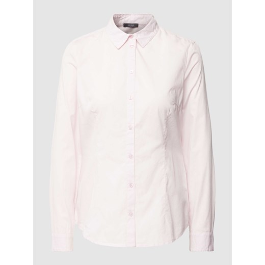 Bluzka koszulowa w jednolitym kolorze ze sklepu Peek&Cloppenburg  w kategorii Koszule damskie - zdjęcie 168328622