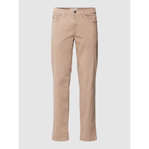Spodnie z naszywką z logo model ‘Cadiz’ ze sklepu Peek&Cloppenburg  w kategorii Spodnie męskie - zdjęcie 168328924