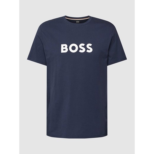 T-shirt z nadrukiem z logo model ‘Basic Logo’ ze sklepu Peek&Cloppenburg  w kategorii T-shirty męskie - zdjęcie 168328944