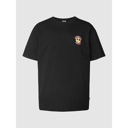T-shirt z nadrukiem z logo model ‘Organic Big Peace Tee’ ze sklepu Peek&Cloppenburg  w kategorii T-shirty męskie - zdjęcie 168329400