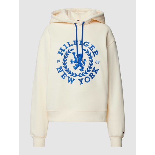 Bluza z kapturem i nadrukiem z motywem z logo ze sklepu Peek&Cloppenburg  w kategorii Bluzy damskie - zdjęcie 168329763