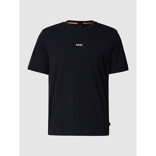T-shirt z napisem z marką ze sklepu Peek&Cloppenburg  w kategorii T-shirty męskie - zdjęcie 168330071