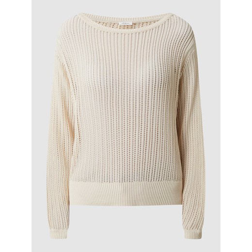 Sweter z mieszanki bawełny ze sklepu Peek&Cloppenburg  w kategorii Swetry damskie - zdjęcie 168330180