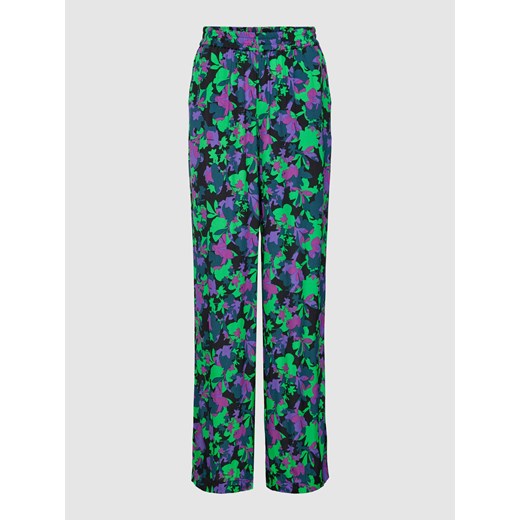 Spodnie materiałowe z kwiatowym wzorem model ‘LICCO’ Yas XL Peek&Cloppenburg  okazyjna cena