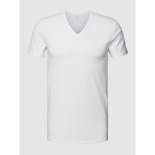 T-shirt z dekoltem w zaokrąglony serek ze sklepu Peek&Cloppenburg  w kategorii T-shirty męskie - zdjęcie 168330501