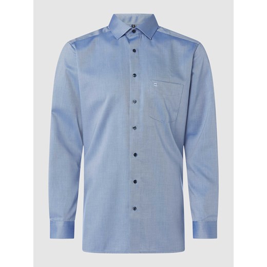Koszula biznesowa o kroju regular fit z diagonalu ze sklepu Peek&Cloppenburg  w kategorii Koszule męskie - zdjęcie 168330642