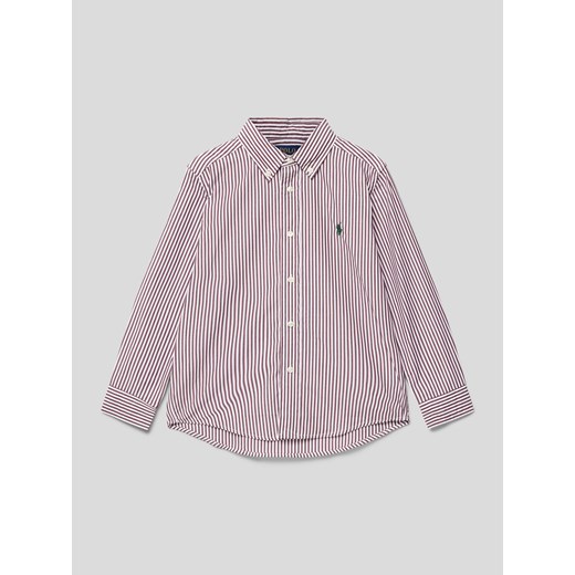 Koszula z wzorem w paski ze sklepu Peek&Cloppenburg  w kategorii Koszule chłopięce - zdjęcie 168331141