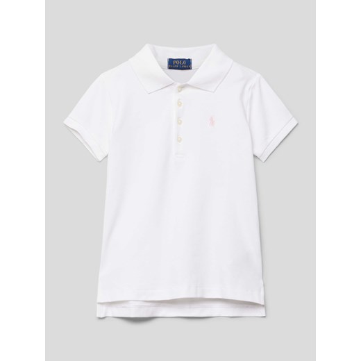 Koszulka polo z wyhaftowanym logo ze sklepu Peek&Cloppenburg  w kategorii Bluzki dziewczęce - zdjęcie 168331724