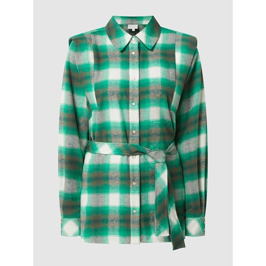 Bluzka koszulowa z mieszanki bawełny ze sklepu Peek&Cloppenburg  w kategorii Koszule damskie - zdjęcie 168332044