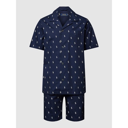 Piżama ze wzorem z logo na całej powierzchni model ‘WOVEN’ ze sklepu Peek&Cloppenburg  w kategorii Piżamy męskie - zdjęcie 168332224