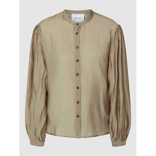 Bluzka z mieszanki lyocellu model ‘Frilla’ ze sklepu Peek&Cloppenburg  w kategorii Koszule damskie - zdjęcie 168332520