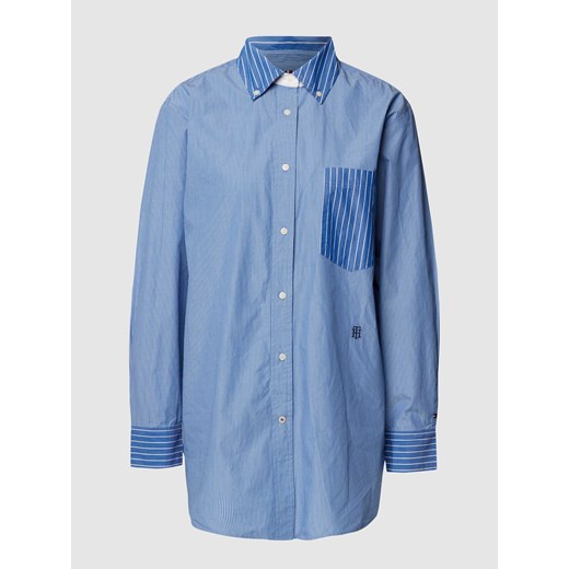 Bluzka koszulowa ze wzorem w paski ze sklepu Peek&Cloppenburg  w kategorii Koszule damskie - zdjęcie 168332534