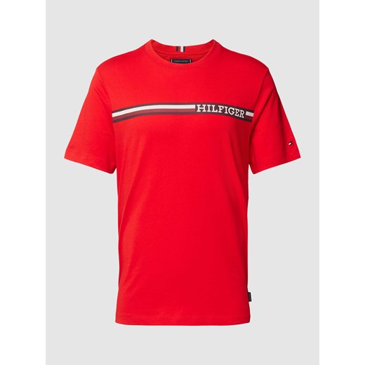 T-shirt z nadrukiem z logo ze sklepu Peek&Cloppenburg  w kategorii T-shirty męskie - zdjęcie 168332814