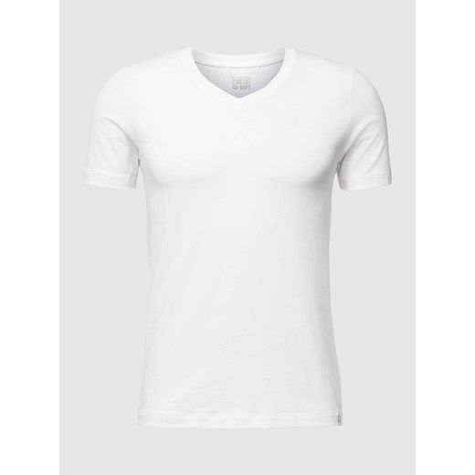 T-shirt z dekoltem w serek ze sklepu Peek&Cloppenburg  w kategorii T-shirty męskie - zdjęcie 168333263
