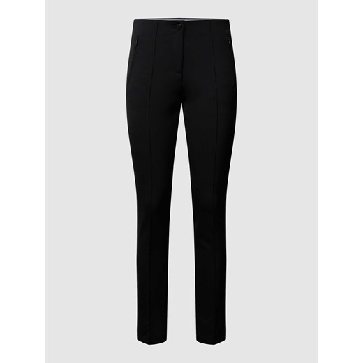 Spodnie z dodatkiem streczu o kroju skinny fit w kant model ‘MILLS’ ze sklepu Peek&Cloppenburg  w kategorii Spodnie damskie - zdjęcie 168333621