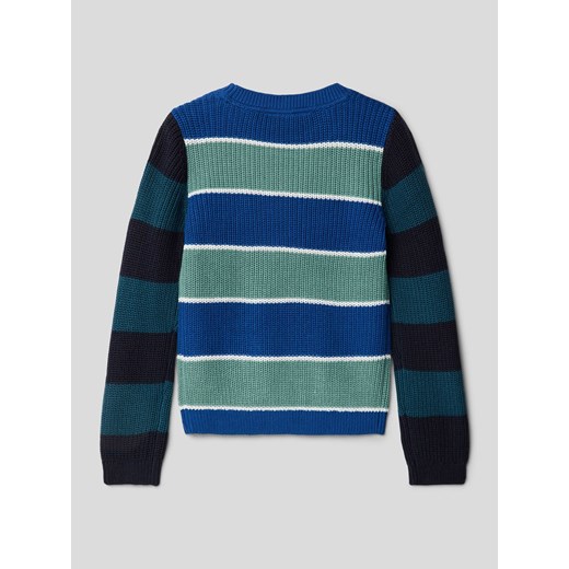 Sweter z dzianiny z blokowymi pasami 140 Peek&Cloppenburg  promocyjna cena