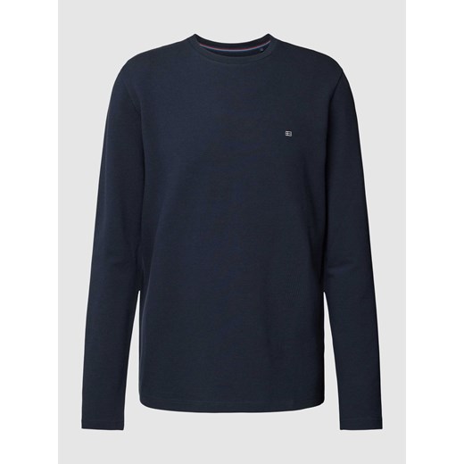 Bluzka z długim rękawem i fakturowanym wzorem ze sklepu Peek&Cloppenburg  w kategorii T-shirty męskie - zdjęcie 168334210