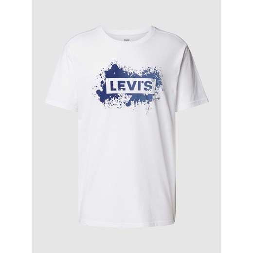 T-shirt z kwiatowym nadrukiem z motywem z logo ze sklepu Peek&Cloppenburg  w kategorii T-shirty męskie - zdjęcie 168334312