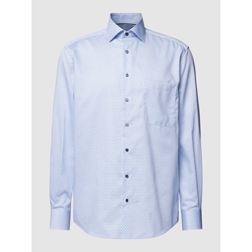 Koszula biznesowa o kroju comfort fit z delikatnie fakturowanym wzorem ze sklepu Peek&Cloppenburg  w kategorii Koszule męskie - zdjęcie 168334444