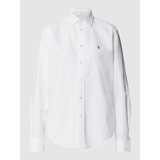 Bluzka koszulowa z wyhaftowanym logo model ‘Kendal’ Polo Ralph Lauren 44 Peek&Cloppenburg 