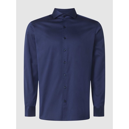 Koszula biznesowa o kroju regular fit z diagonalu ze sklepu Peek&Cloppenburg  w kategorii Koszule męskie - zdjęcie 168334614