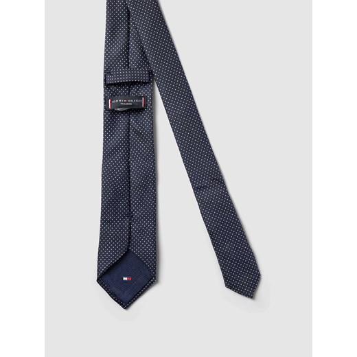 Krawat jedwabny ze wzorem na całej powierzchni One Size okazja Peek&Cloppenburg 