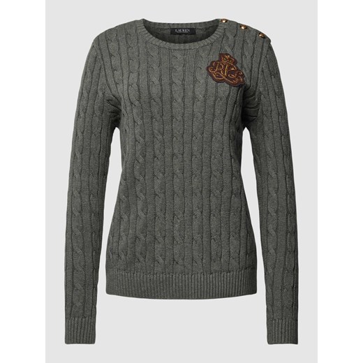 Sweter z dzianiny z listwą guzikową ze sklepu Peek&Cloppenburg  w kategorii Swetry damskie - zdjęcie 168335190