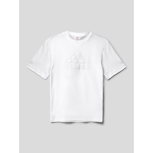 T-shirt z detalem z logo ze sklepu Peek&Cloppenburg  w kategorii T-shirty chłopięce - zdjęcie 168335382
