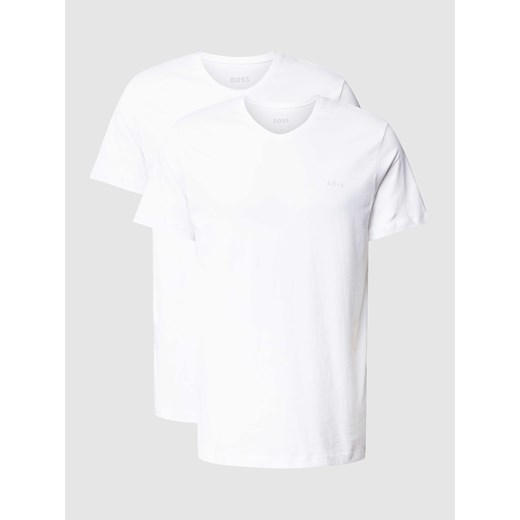 T-shirt z dekoltem w serek w zestawie 3 szt. model ‘ComfortS’ ze sklepu Peek&Cloppenburg  w kategorii Podkoszulki męskie - zdjęcie 168335434