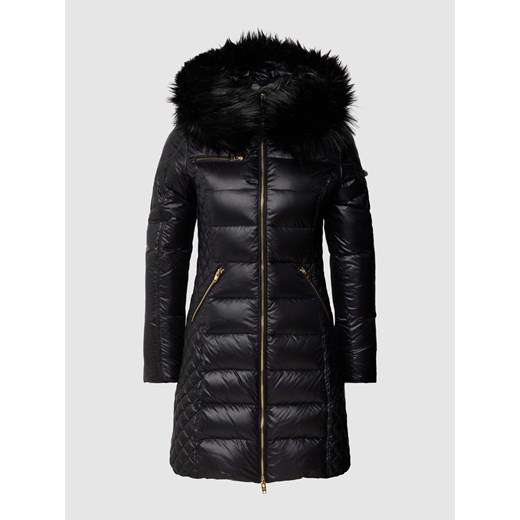 Płaszcz puchowy z obszyciem ze sztucznego futra model ‘Ciara’ ze sklepu Peek&Cloppenburg  w kategorii Płaszcze męskie - zdjęcie 168335441