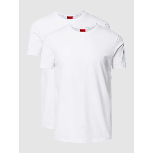 T-shirt z nadrukiem z logo w zestawie 2 szt. model ‘HUGO-Round’ ze sklepu Peek&Cloppenburg  w kategorii T-shirty męskie - zdjęcie 168336532