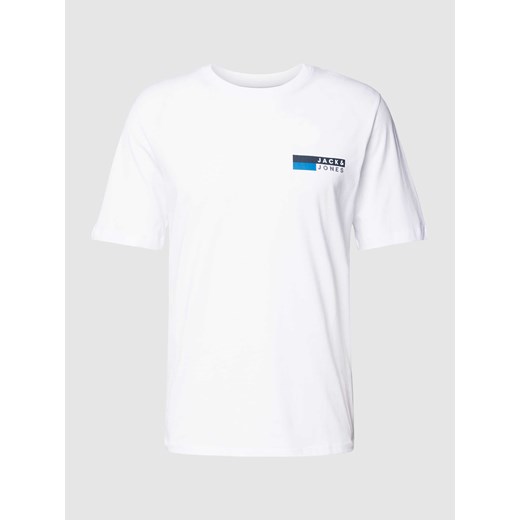 T-shirt z nadrukiem z logo model ‘CORP’ ze sklepu Peek&Cloppenburg  w kategorii T-shirty męskie - zdjęcie 168336880