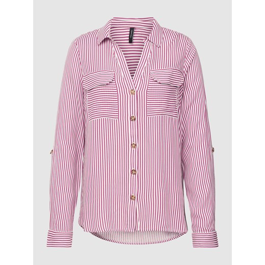 Bluzka z kieszeniami na piersi model ‘BUMPY’ Vero Moda M wyprzedaż Peek&Cloppenburg 