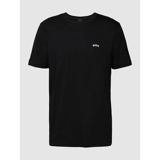 T-shirt z napisem z logo model ‘Tee Curved’ ze sklepu Peek&Cloppenburg  w kategorii T-shirty męskie - zdjęcie 168337543