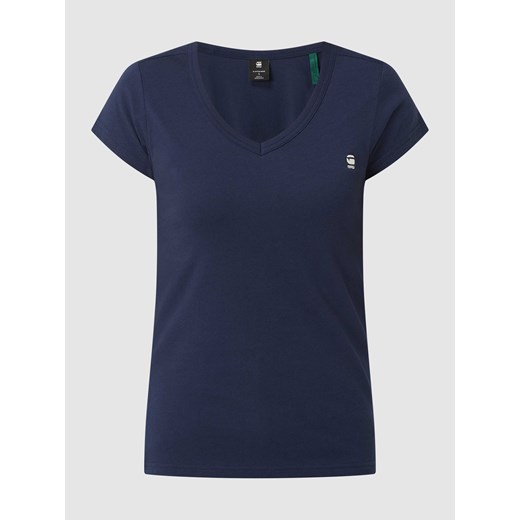 T-shirt o kroju slim fit z bawełny ekologicznej model ‘Eyben’ ze sklepu Peek&Cloppenburg  w kategorii Bluzki damskie - zdjęcie 168337610