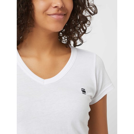 T-shirt o kroju slim fit z bawełny ekologicznej model ‘Eyben’ M Peek&Cloppenburg 