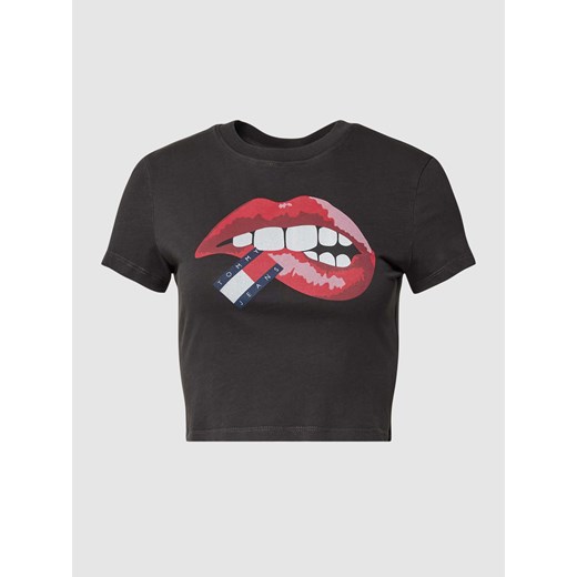 T-shirt krótki z nadrukiem z motywem i logo ze sklepu Peek&Cloppenburg  w kategorii Bluzki damskie - zdjęcie 168338012