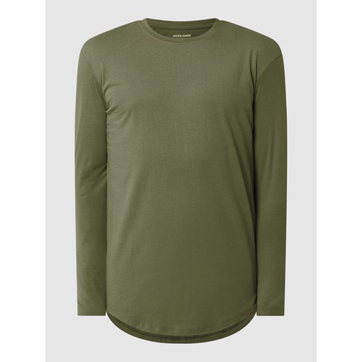 Bluzka z długim rękawem z bawełny ekologicznej model ‘Noa’ Jack & Jones XL Peek&Cloppenburg 
