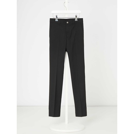 Spodnie do garnituru o kroju slim fit w kant ze sklepu Peek&Cloppenburg  w kategorii Spodnie chłopięce - zdjęcie 168338104
