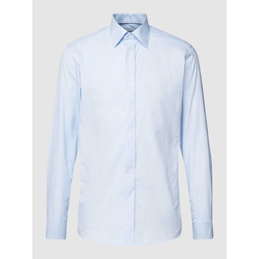 Koszula biznesowa o kroju regular fit z fakturowanym wzorem ze sklepu Peek&Cloppenburg  w kategorii Koszule męskie - zdjęcie 168338291