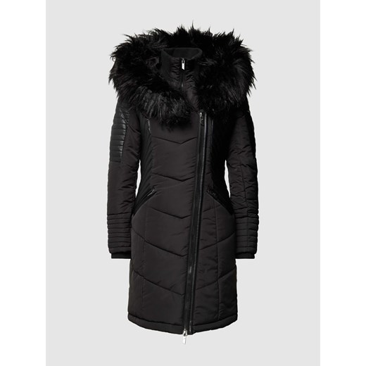 Płaszcz z obszyciem sztucznym futrem model ‘NEWLINETTE’ ze sklepu Peek&Cloppenburg  w kategorii Płaszcze damskie - zdjęcie 168338331
