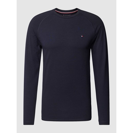 Bluzka z długim rękawem i wyhaftowanym logo model ‘SIGNATURE’ ze sklepu Peek&Cloppenburg  w kategorii T-shirty męskie - zdjęcie 168338334