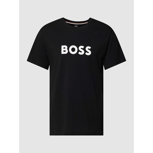 T-shirt z nadrukiem z logo model ‘Basic Logo’ ze sklepu Peek&Cloppenburg  w kategorii T-shirty męskie - zdjęcie 168338342